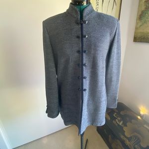 St John Mandarin collar blazer size 10